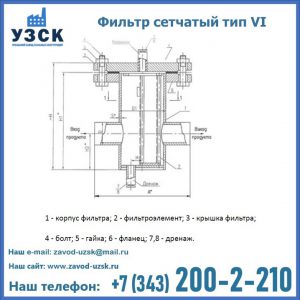 Фильтр сетчатый ФС по Т-ММ-11-2003 в Сызрани